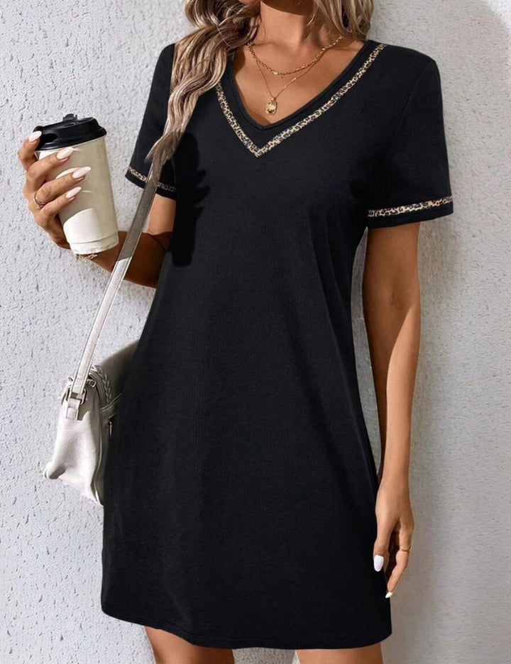 Shein Curve+ miniruha, fekete