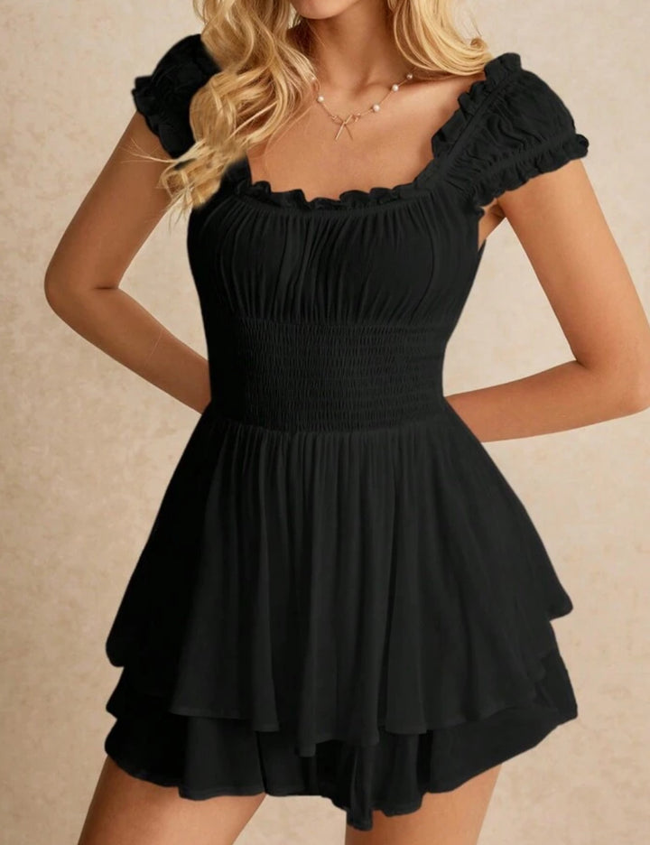 Shein mini ruha, fekete