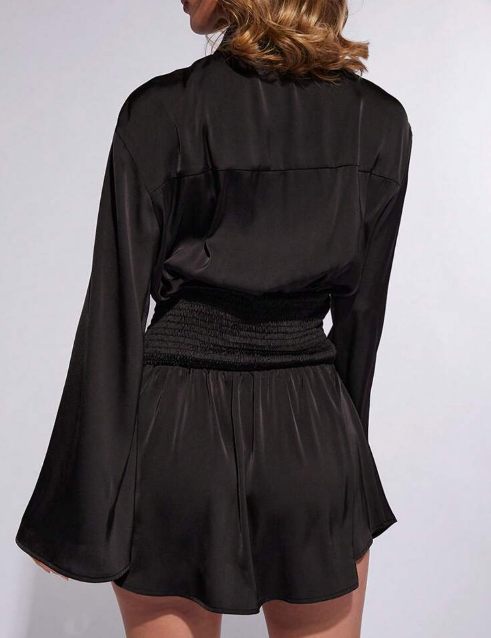 Shein mini ruha, fekete
