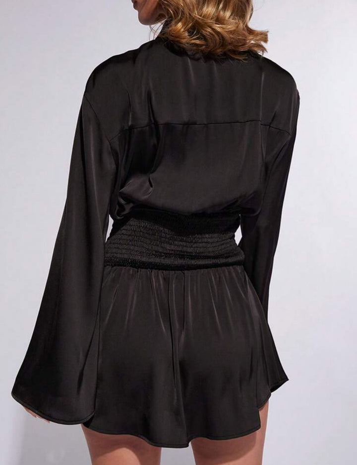 Shein mini ruha, fekete