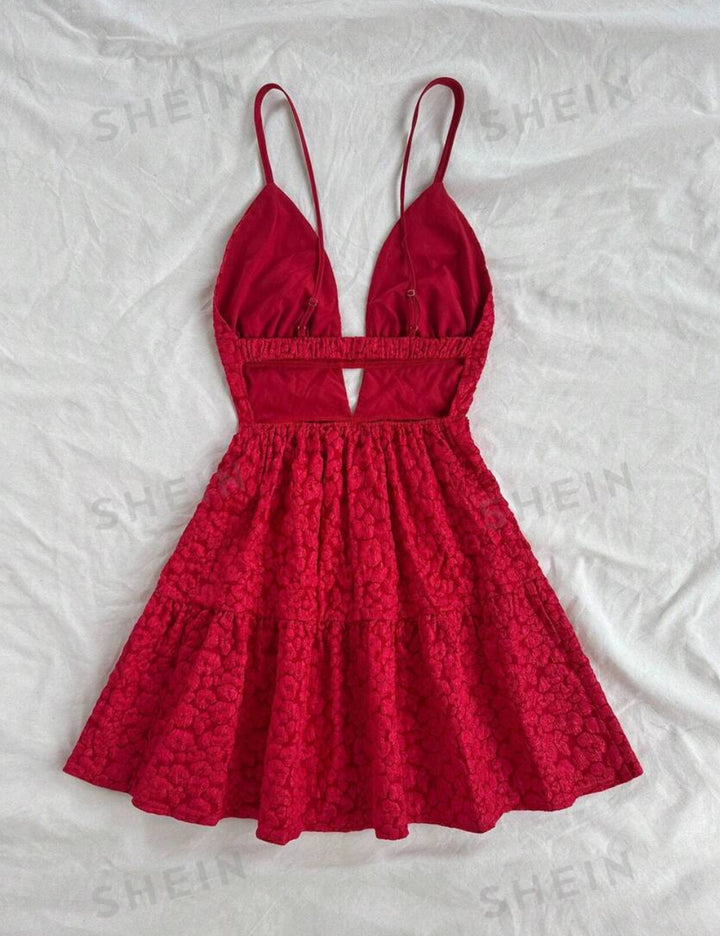Shein miniruha, piros