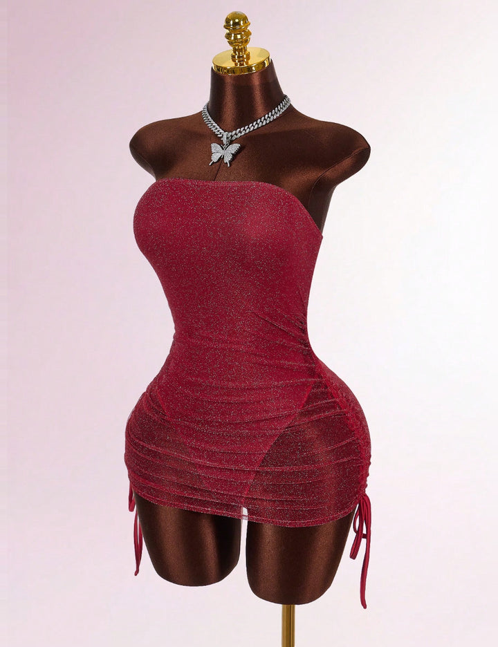 Rochie mini Shein, roșu