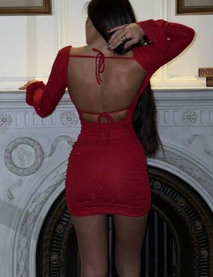Rochie mini Shein, roșu