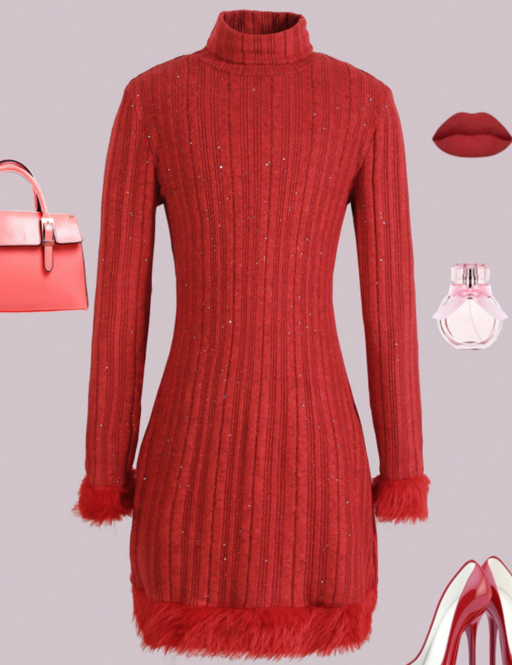 Rochie mini Shein, roșu