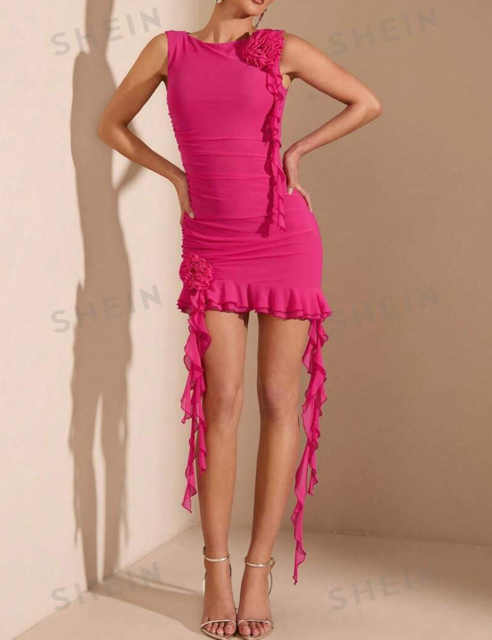 Rochie mini Shein, roz