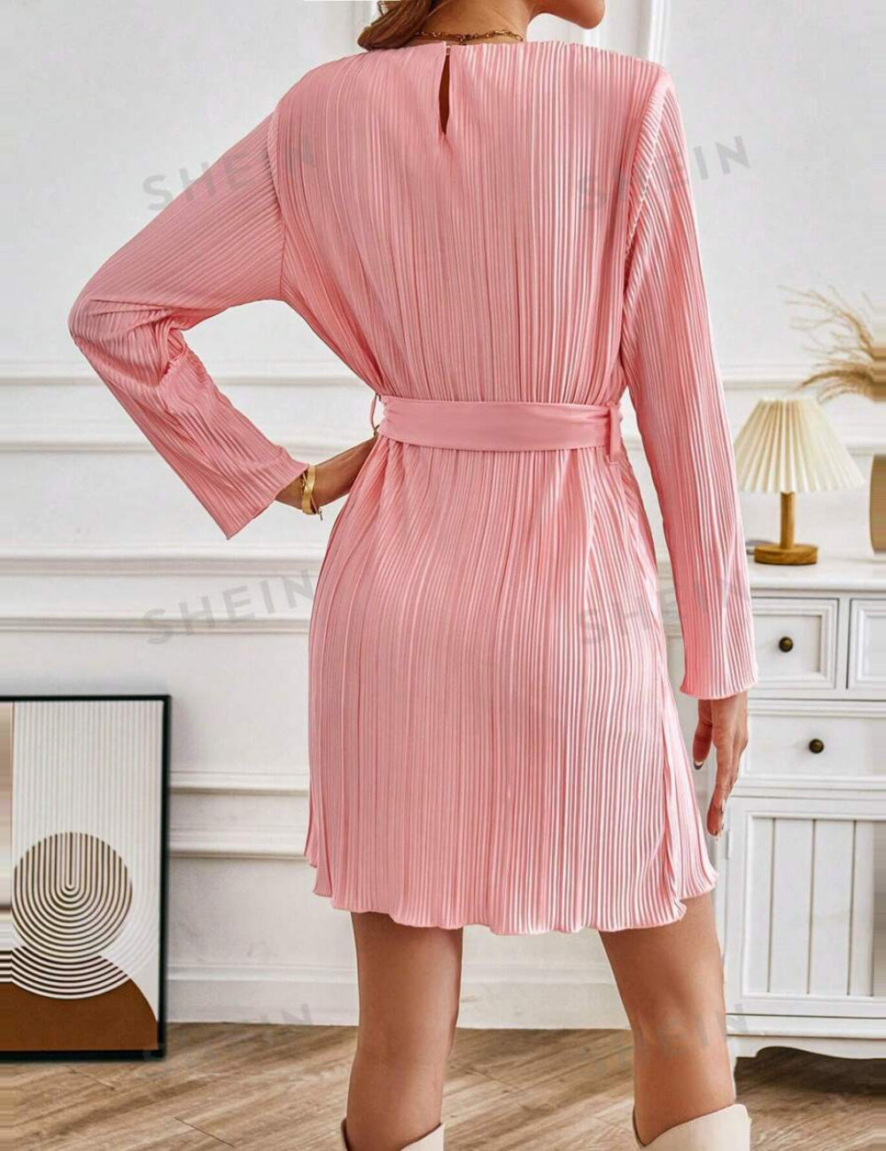 Rochie mini Shein, roz