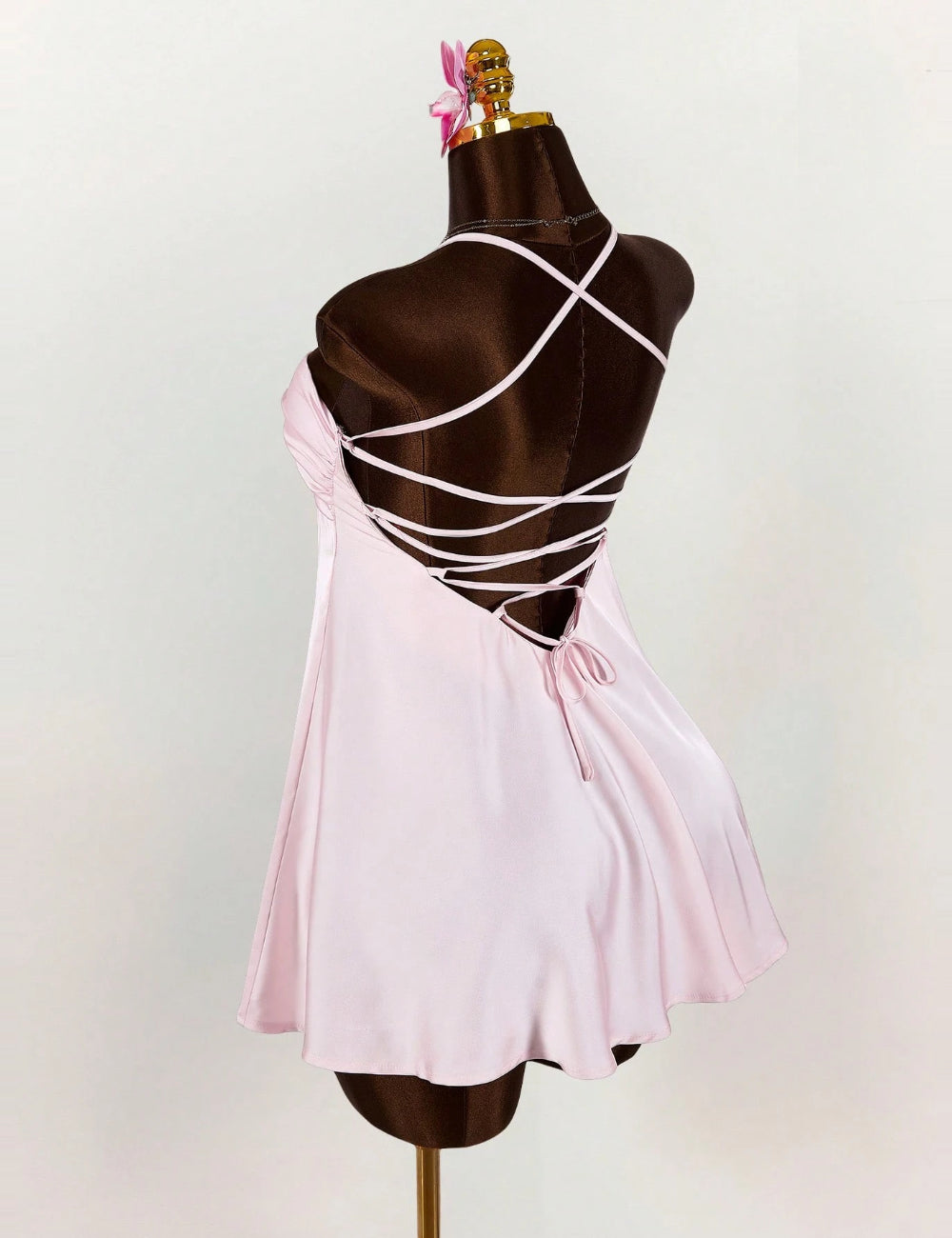 Shein mini ruha, rózsaszín