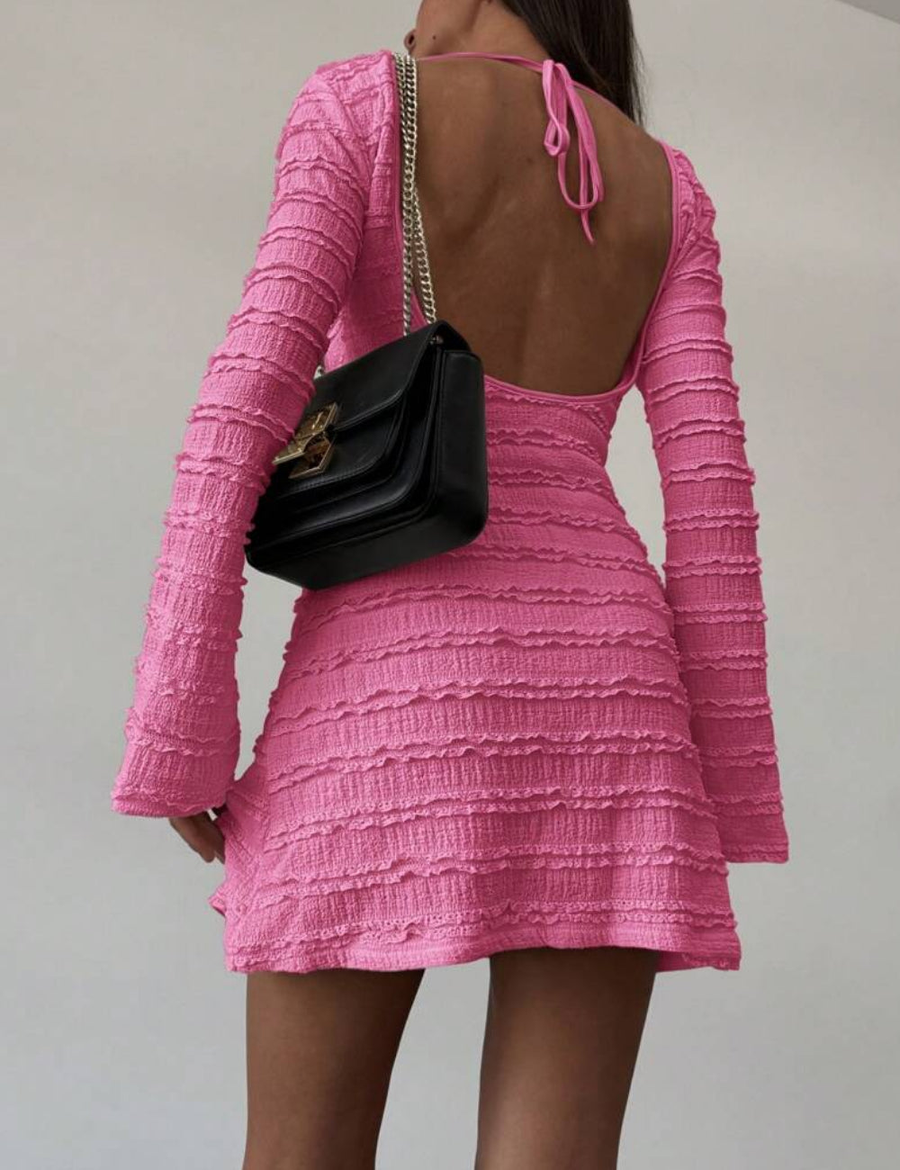 Shein mini ruha, rózsaszín