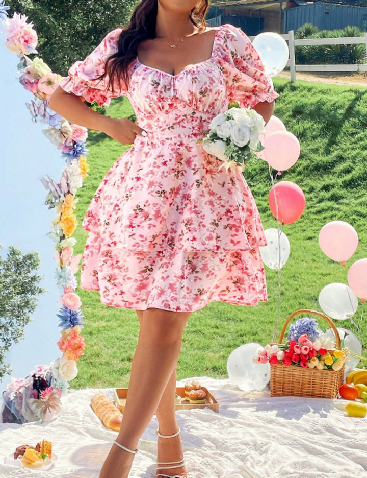 Rochie mini Shein Curve+, roz