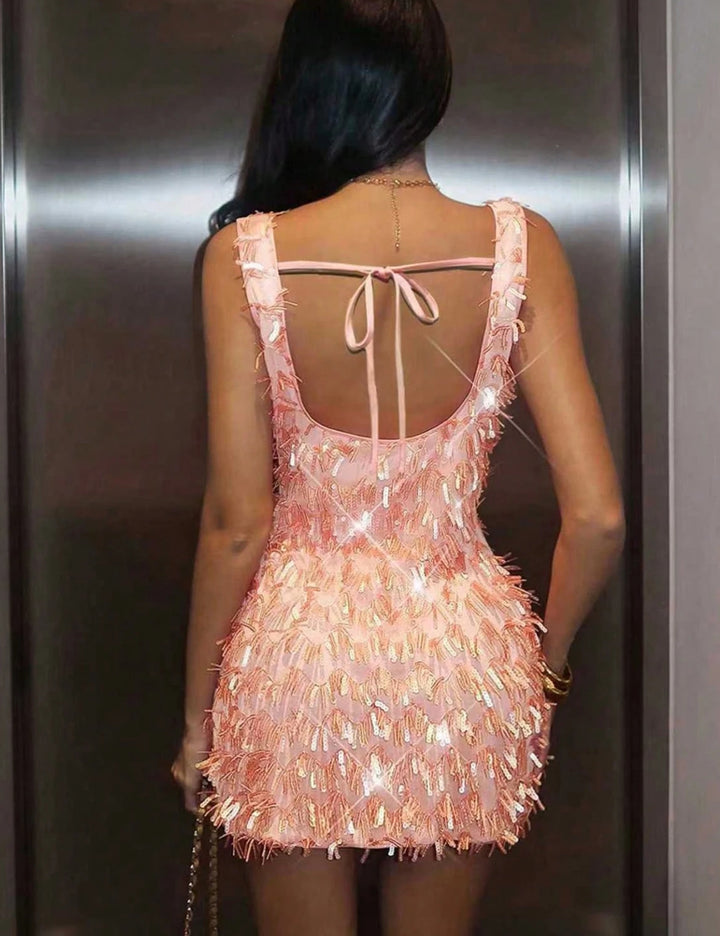 Rochie mini Shein, roz