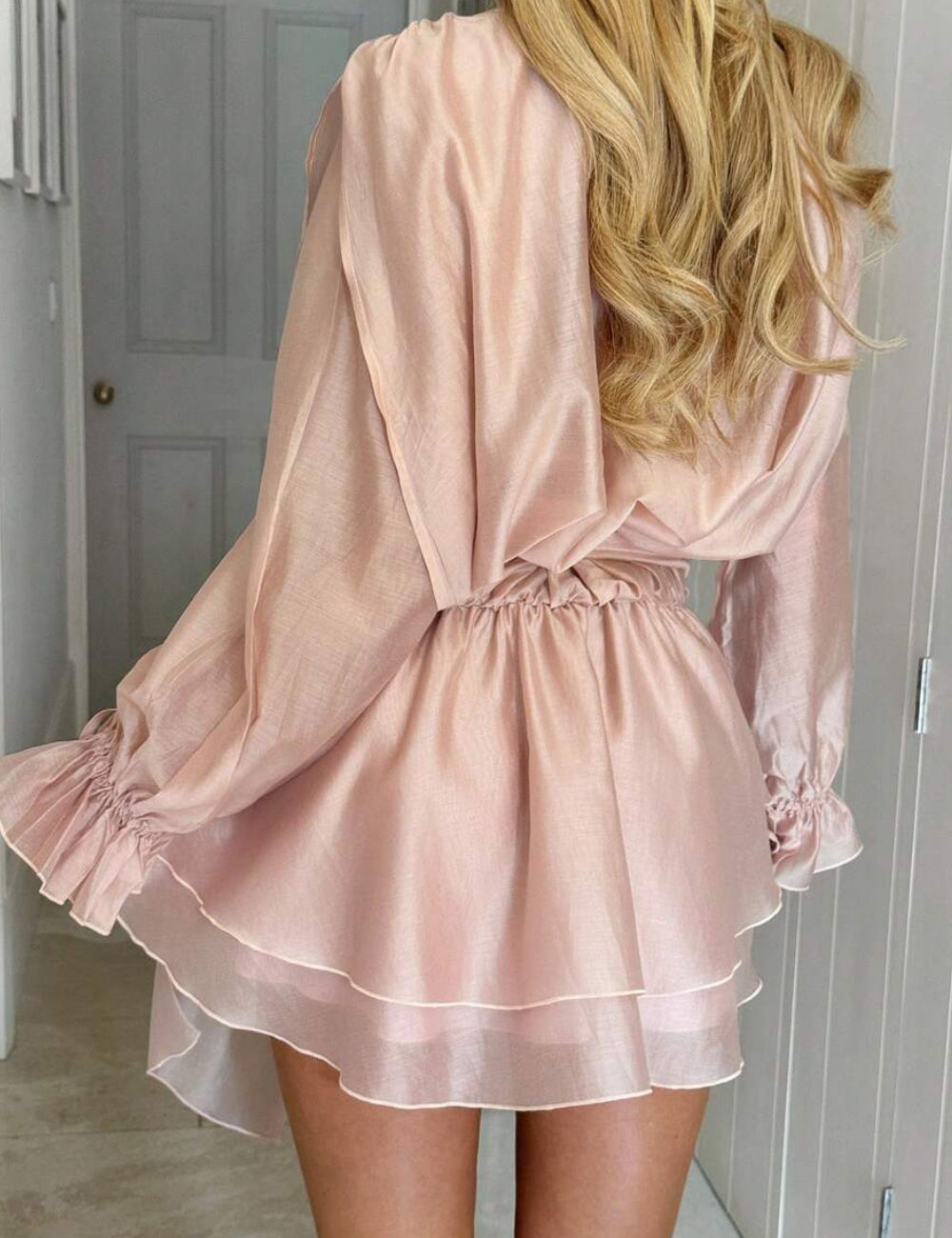Shein mini ruha, rózsaszín