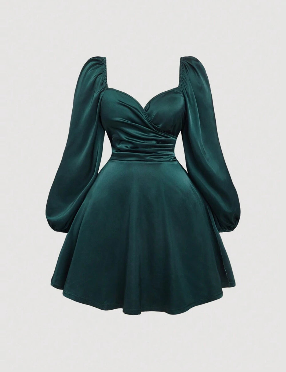 Shein mini ruha, zöld