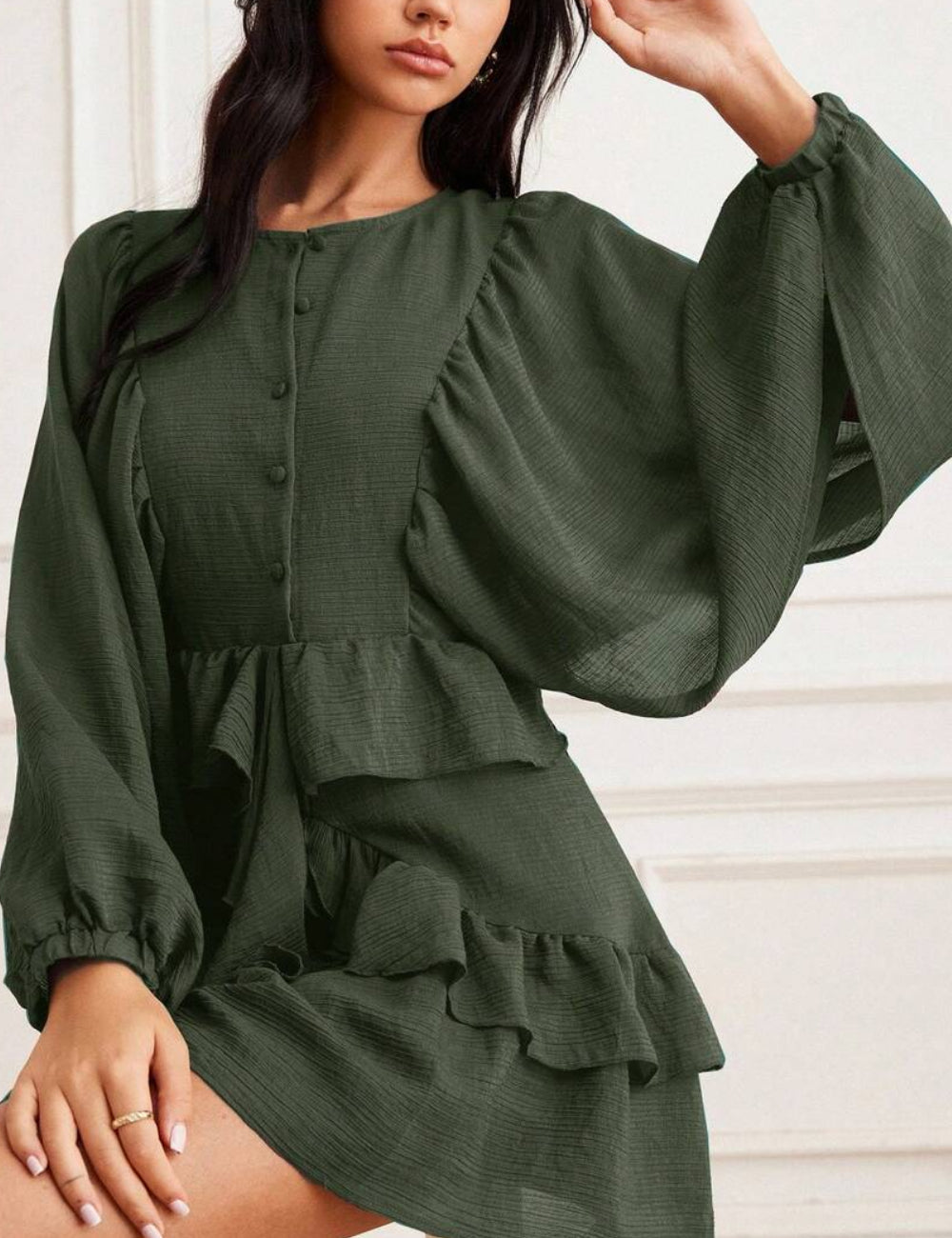 Rochie mini Shein, verde