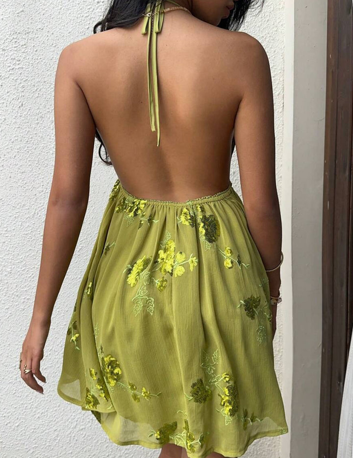 Shein miniruha, zöld