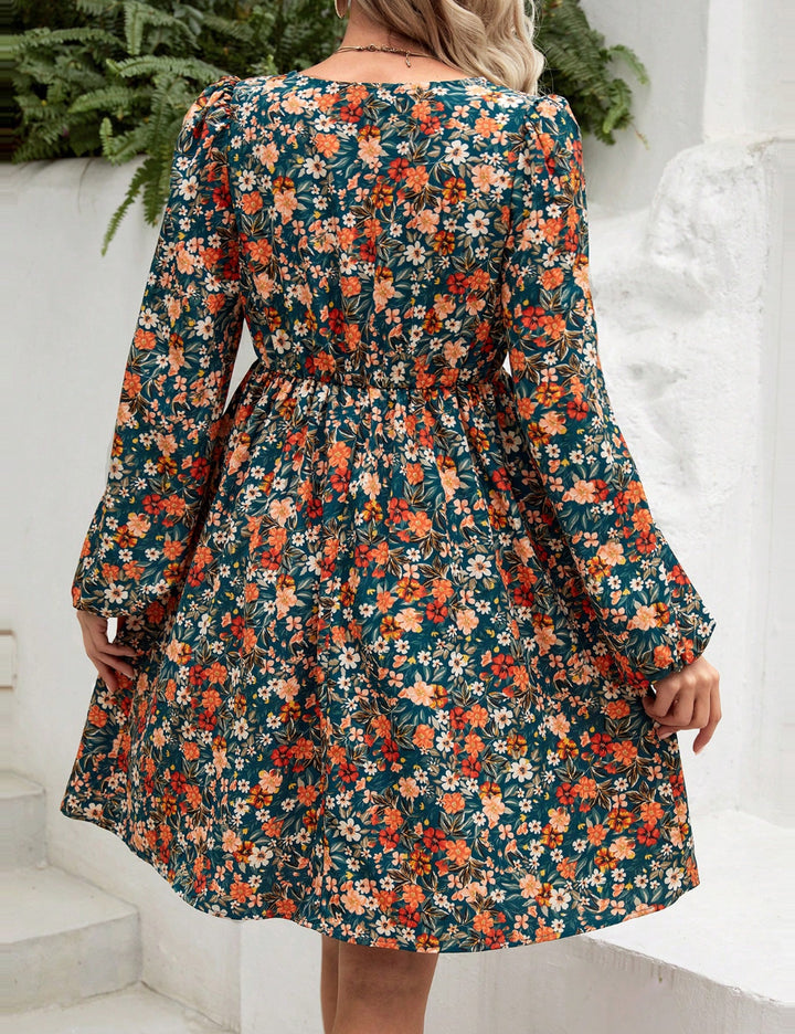 Shein mini ruha, zöld
