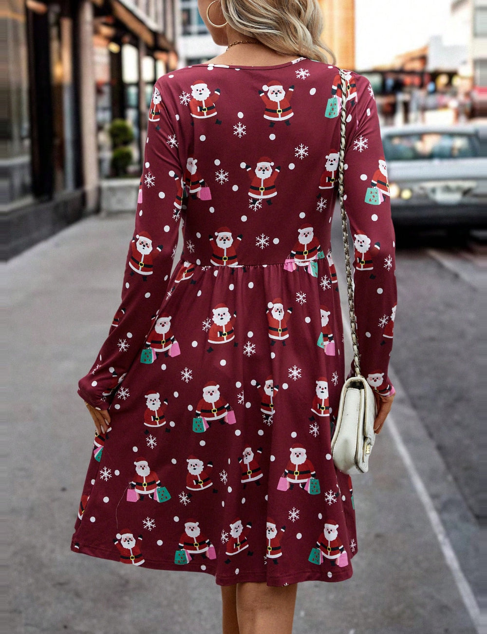 Rochie mini Shein, vișiniu