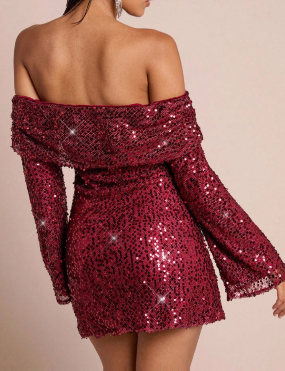 Rochie mini Shein, vișiniu