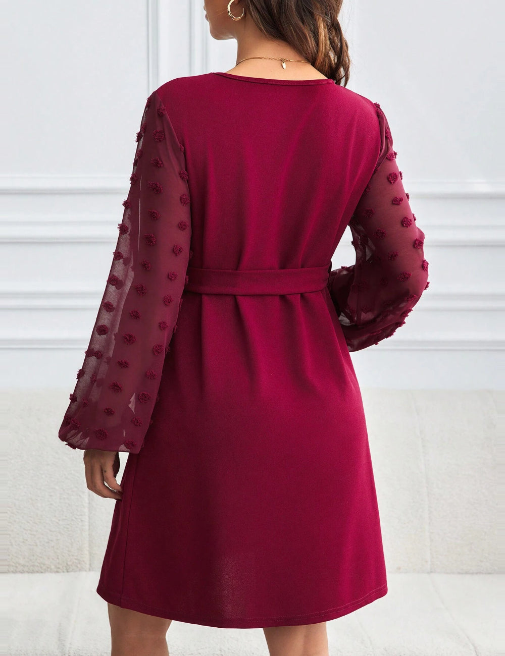 Rochie mini Shein, vișiniu