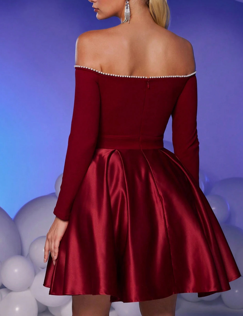 Rochie mini Shein, vișiniu