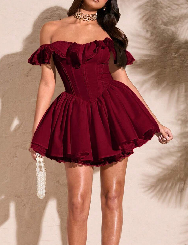 Rochie mini Shein, vișiniu