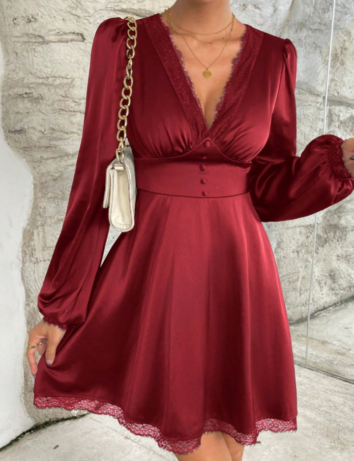 Rochie mini SHEIN, vișiniu