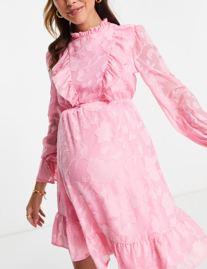 Rochie mini Twisted Wunder, roz