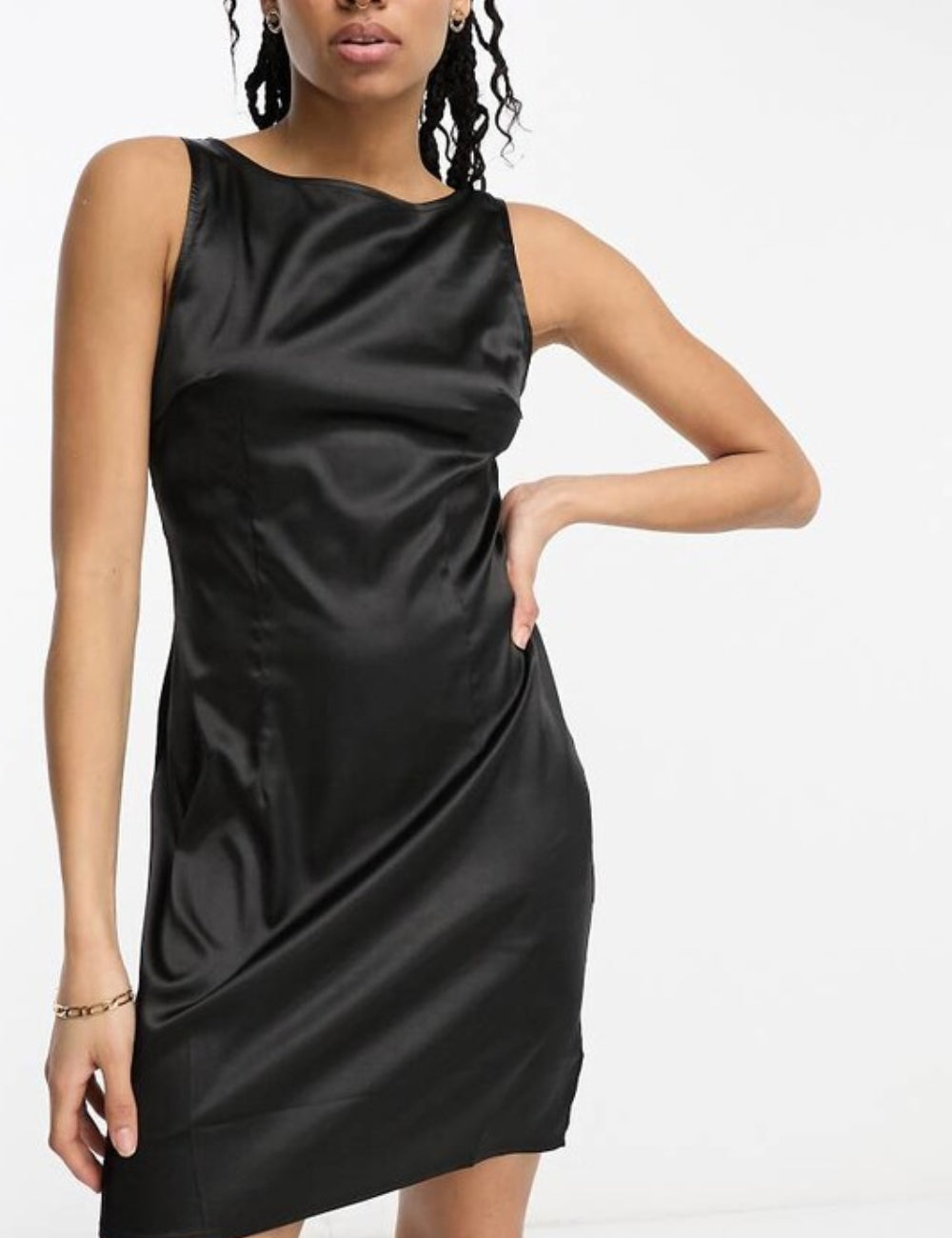 Rochie mini Urban Threads, negru
