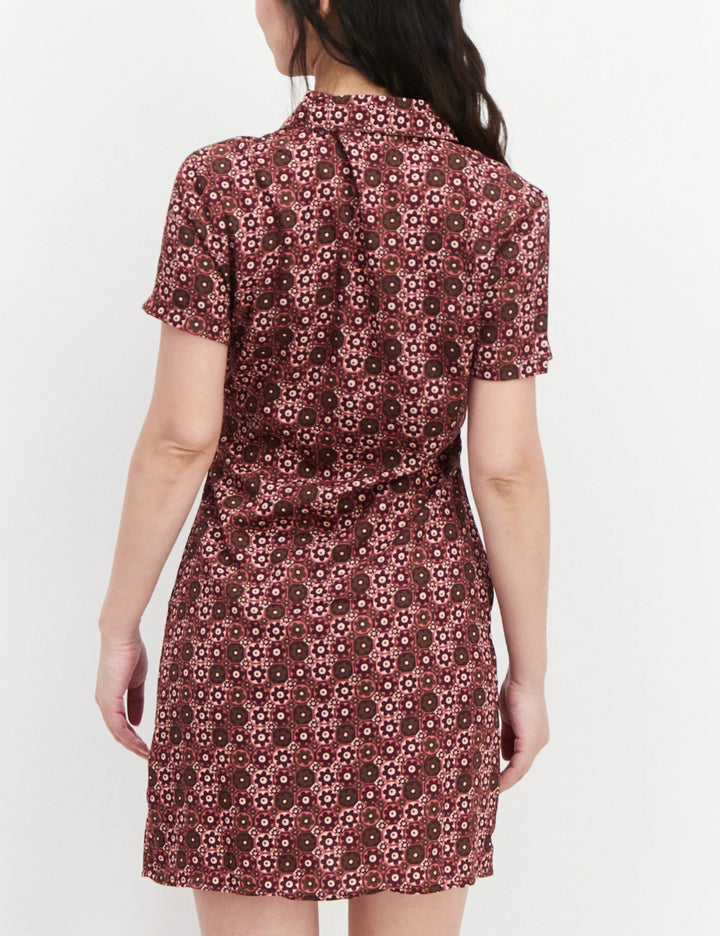 Rochie mini Wednesday S Girl, mix culori