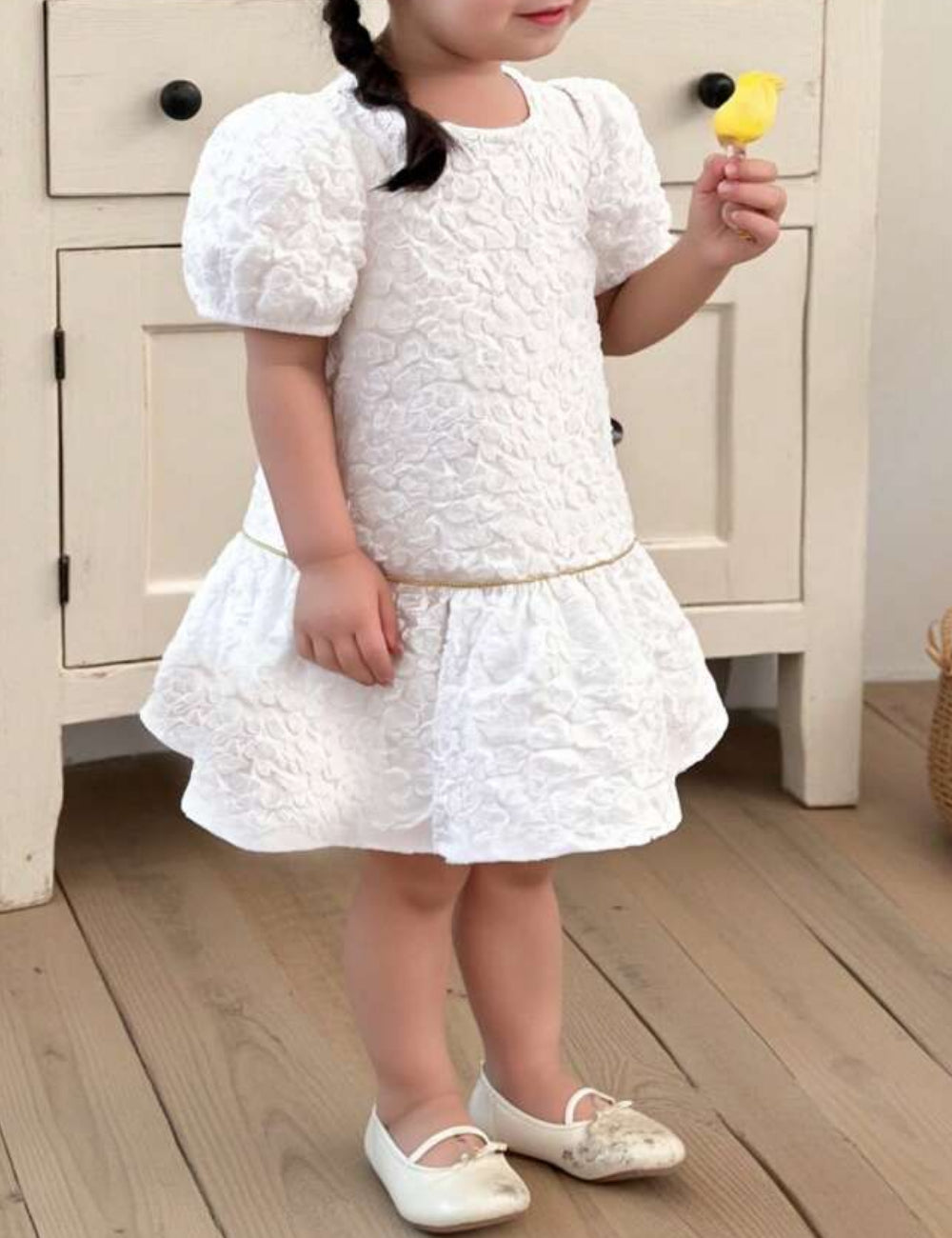 Rochie Shein, alb