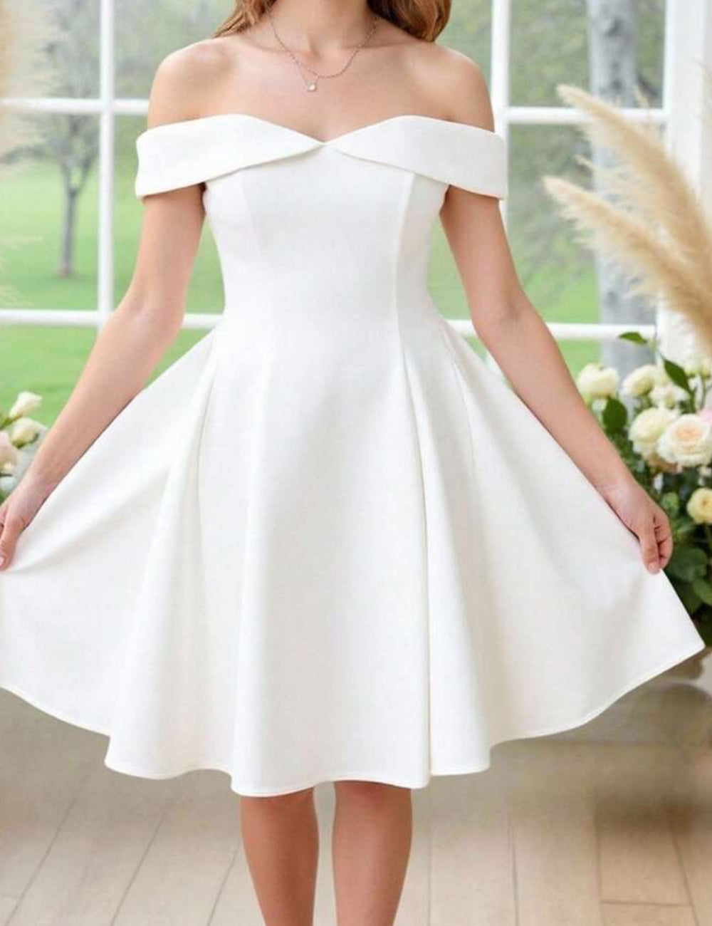 Rochie Shein, alb