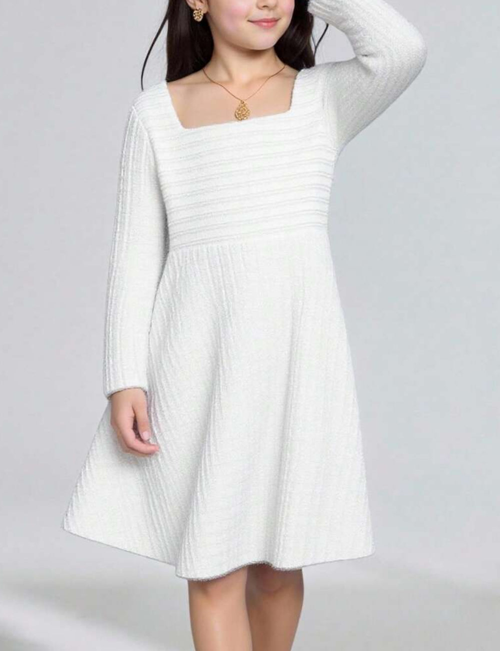 Rochie Shein, alb