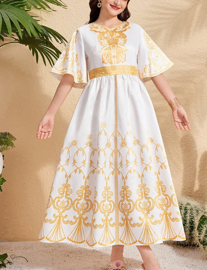 Rochie Shein, alb