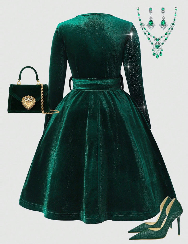 Rochie SHEIN, verde
