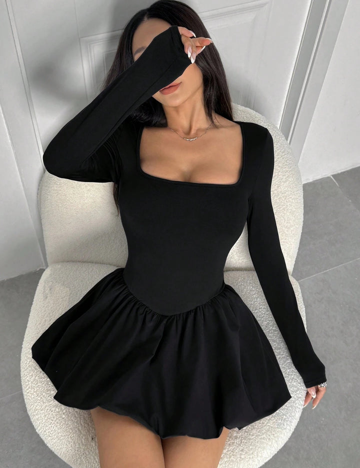 Rochie tip salopetă Shein, negru