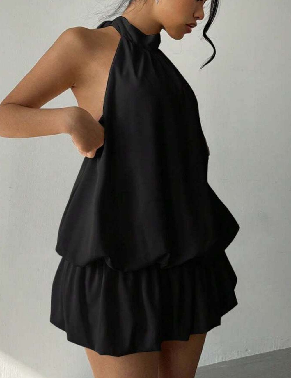 Rochie tip salopetă Shein, negru