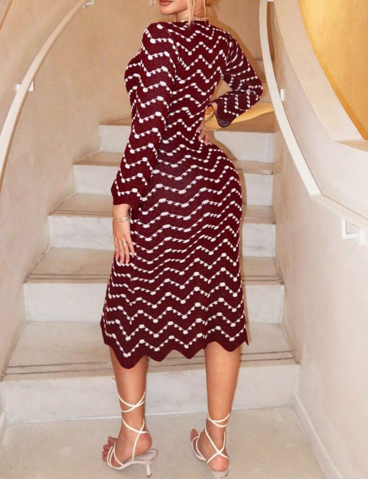 Rochie tricotată Shein, mix culori