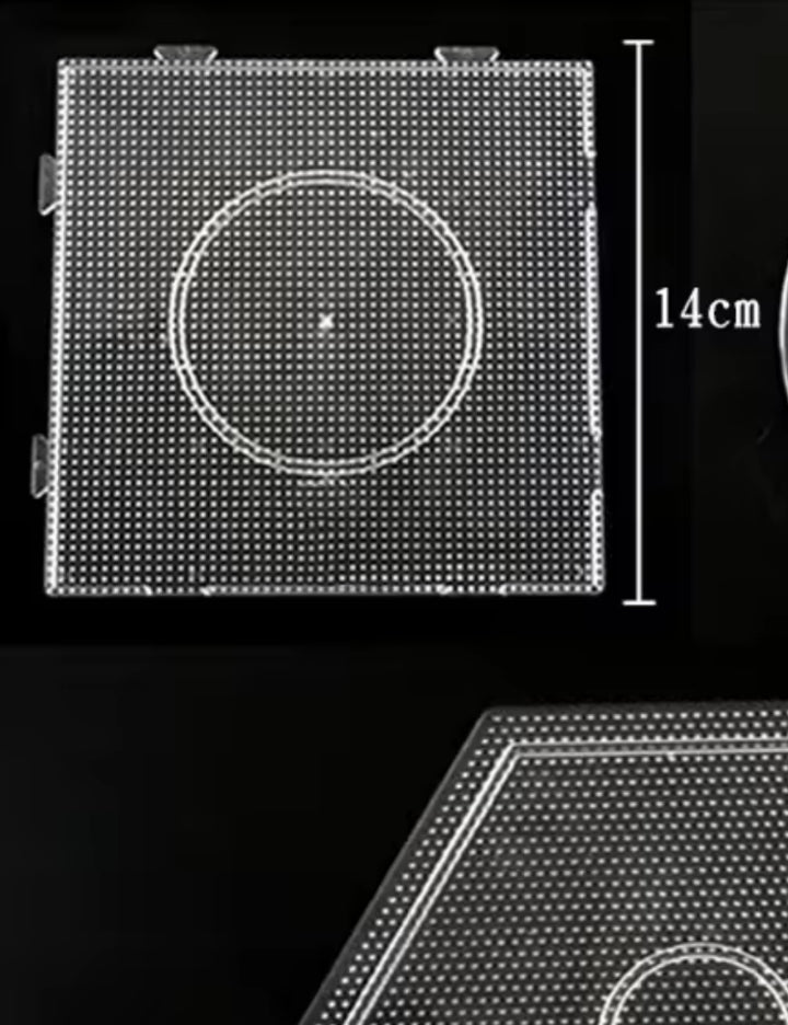 Șablon pentru mărgele Hama Shein, transparent