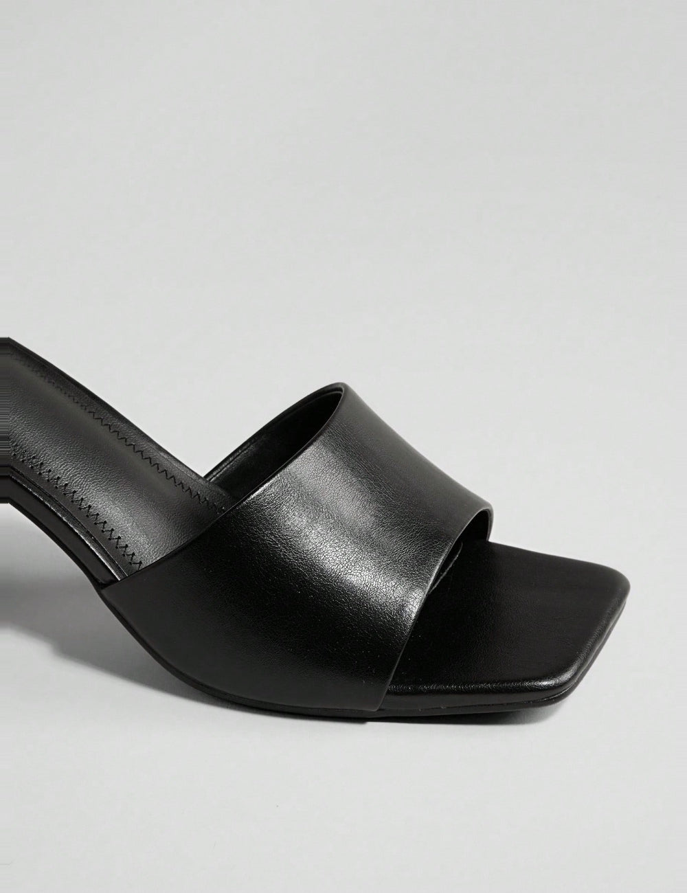 Saboți cu toc Shein, negru