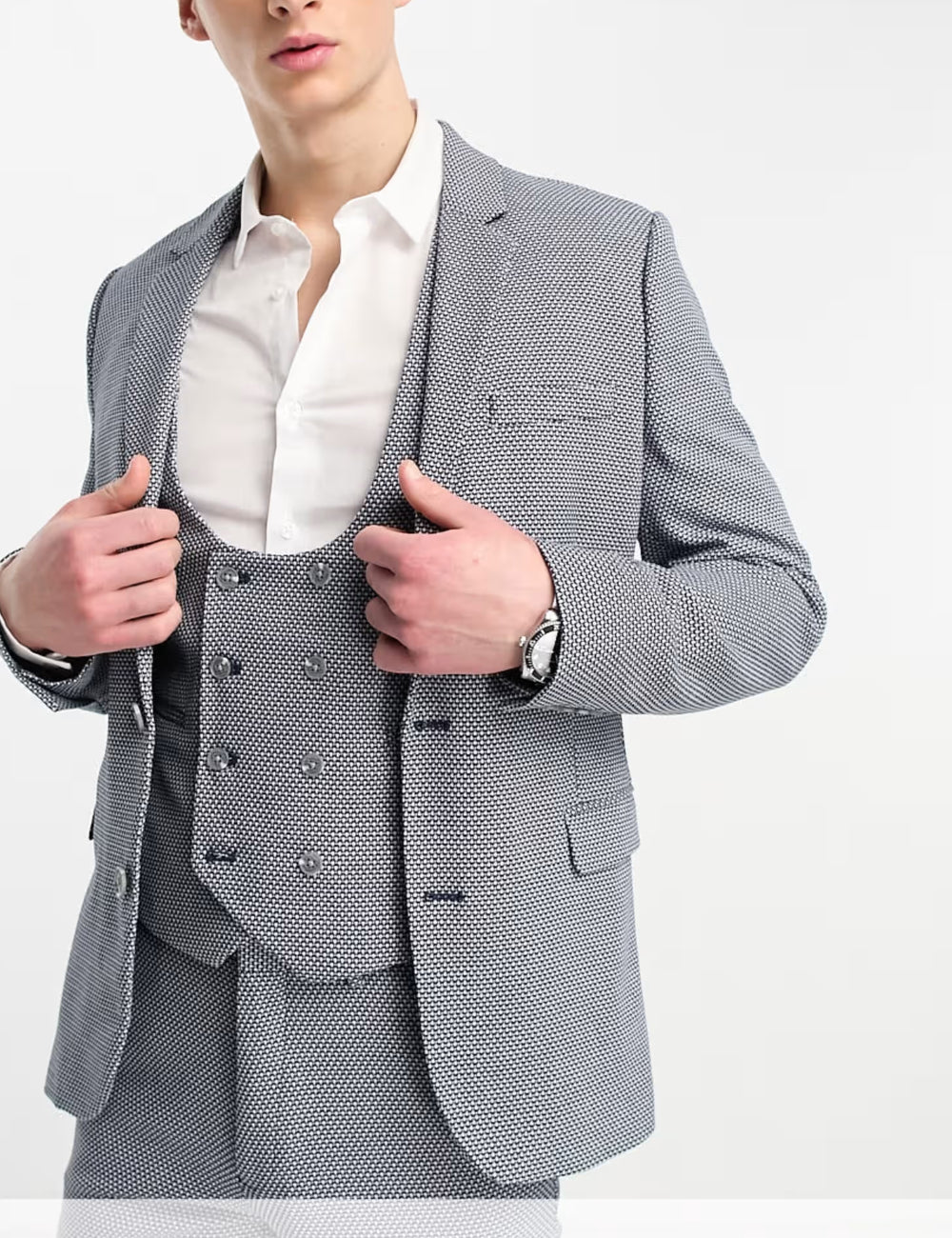 Sacou ASOS, albastru