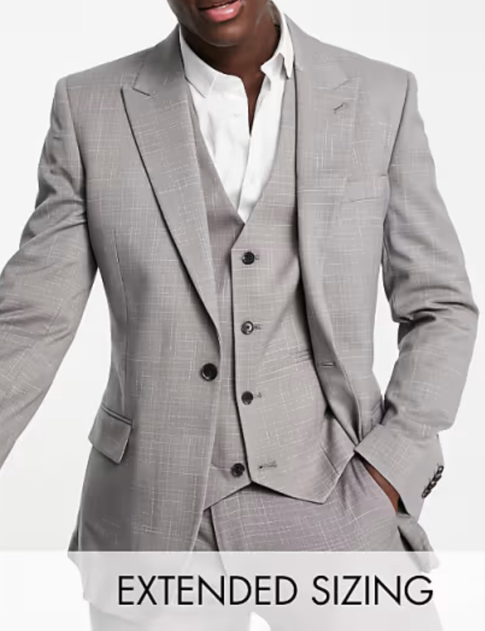 Sacou ASOS, gri