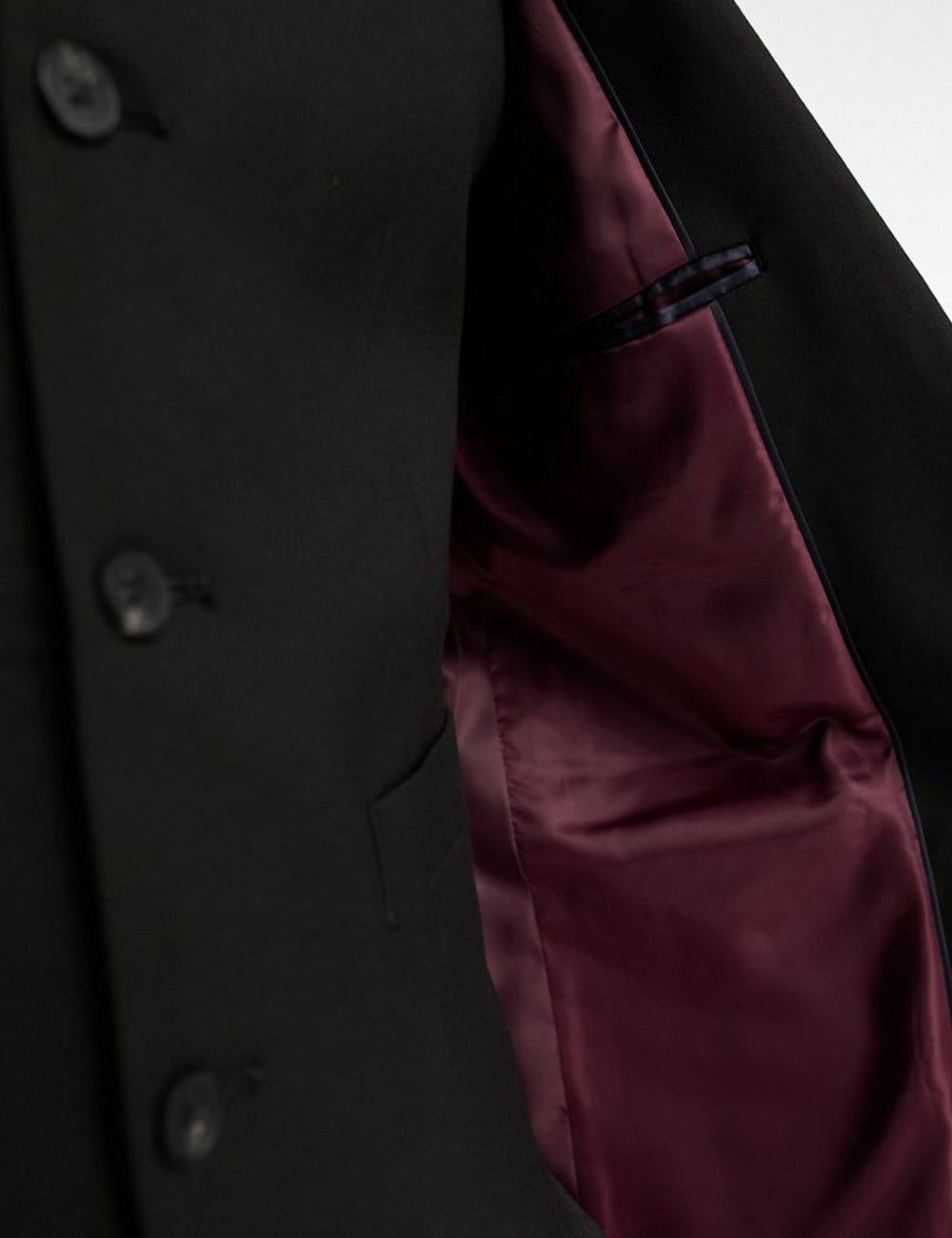 Sacou ASOS, negru