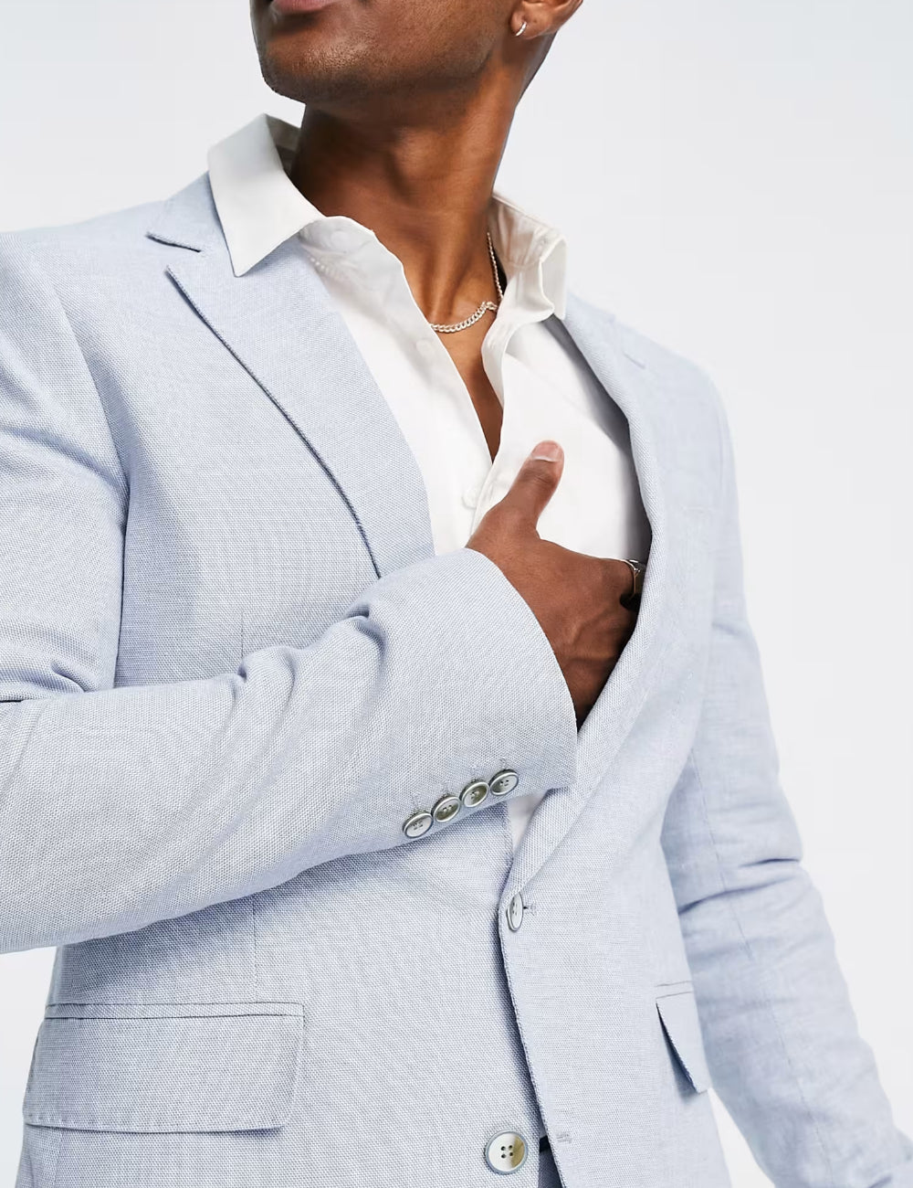 Sacou GIANNI FERAUD, albastru