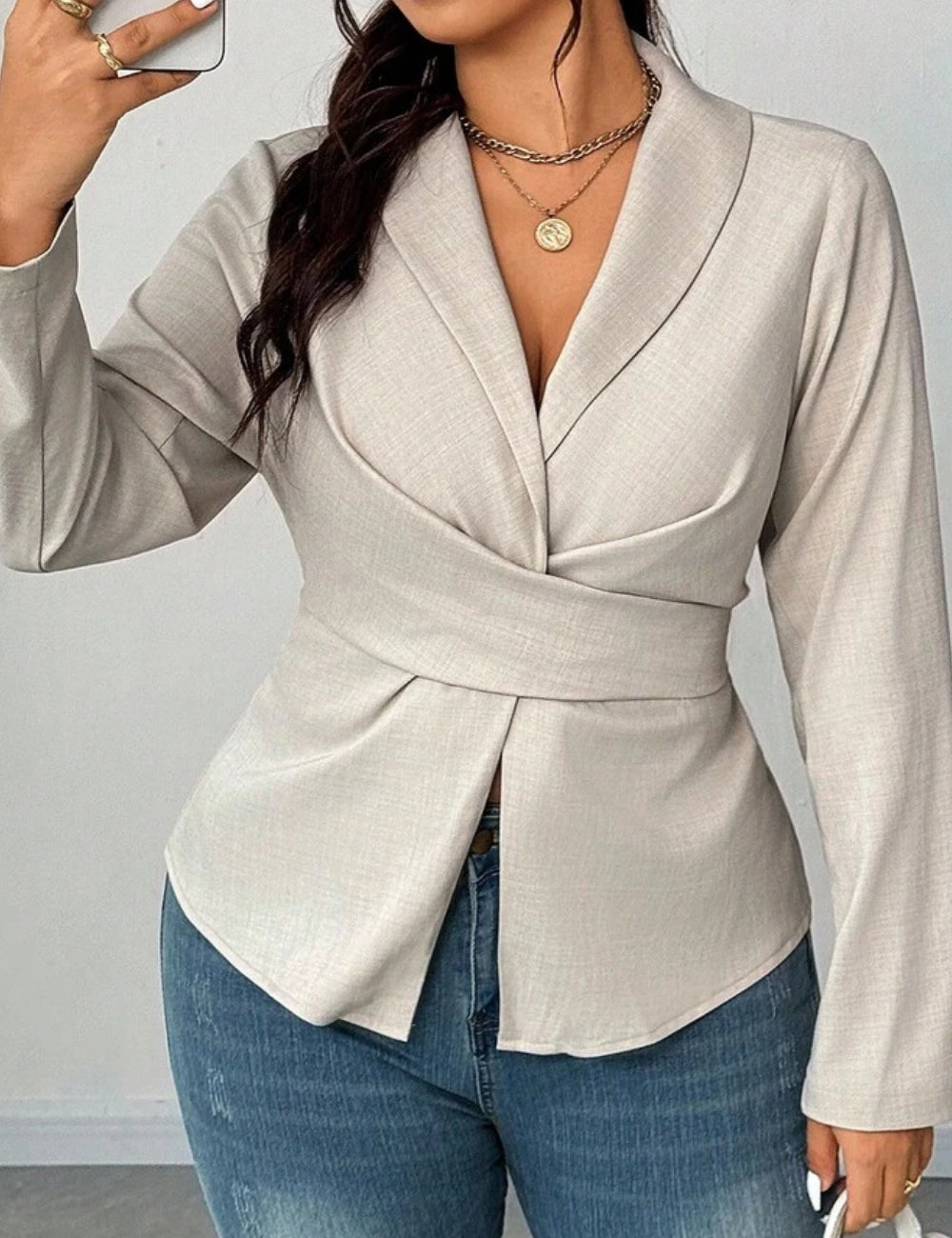 Sacou Shein Curve+, bej