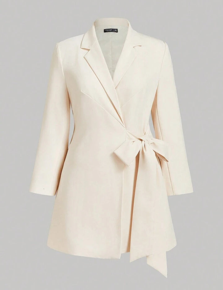 Shein Curve+ Blazer, Cream