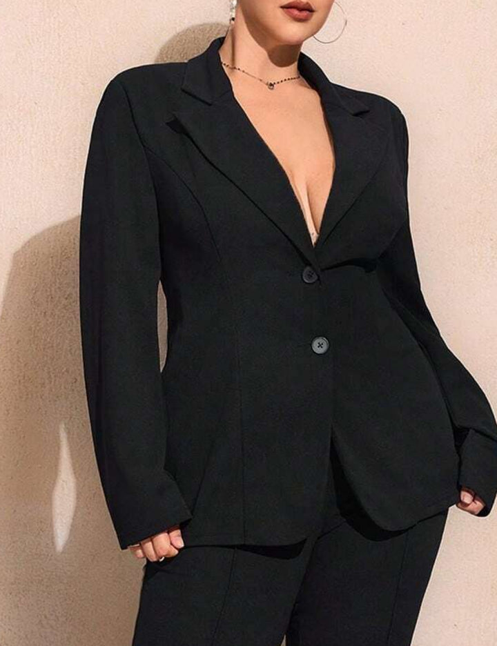 Sacou Shein Curve+, negru