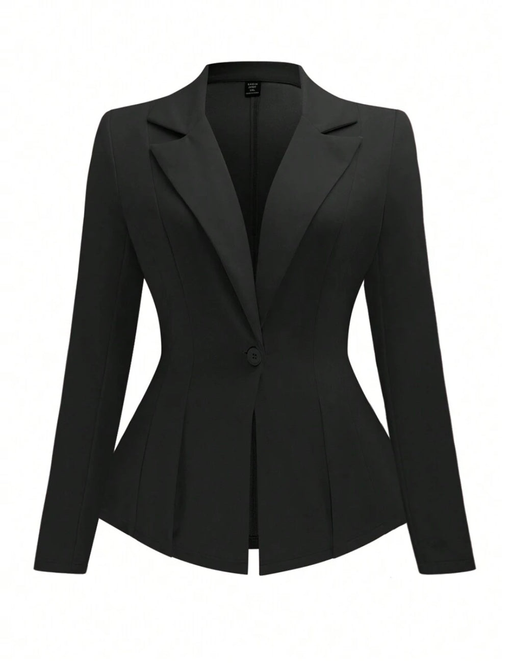 Sacou Shein Curve+, negru