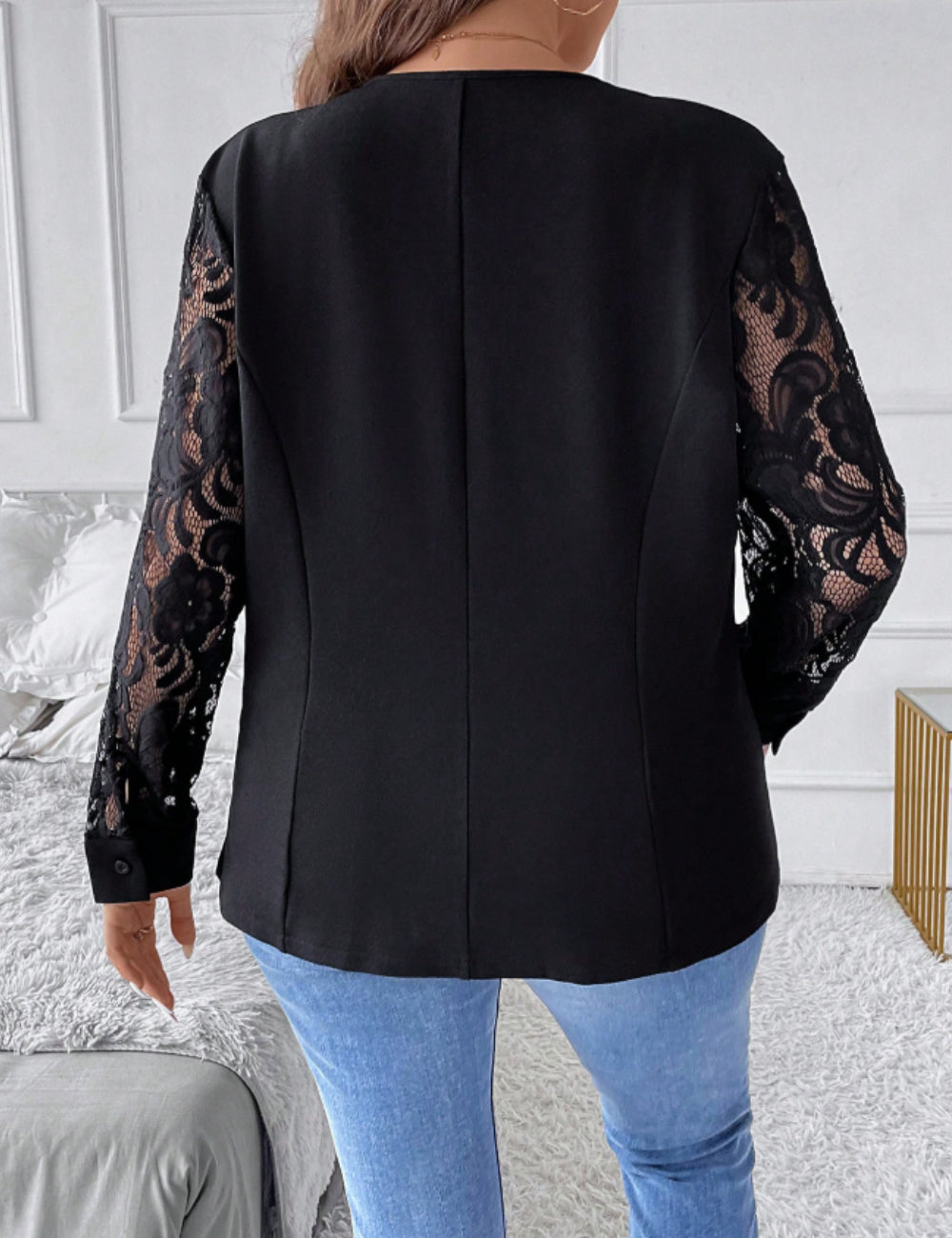 Shein Emery Rose blézer, fekete