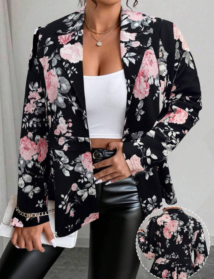Sacou Shein Curve+, negru