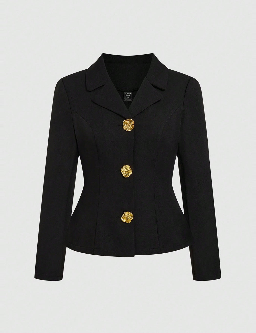 Sacou Shein Curve+, negru
