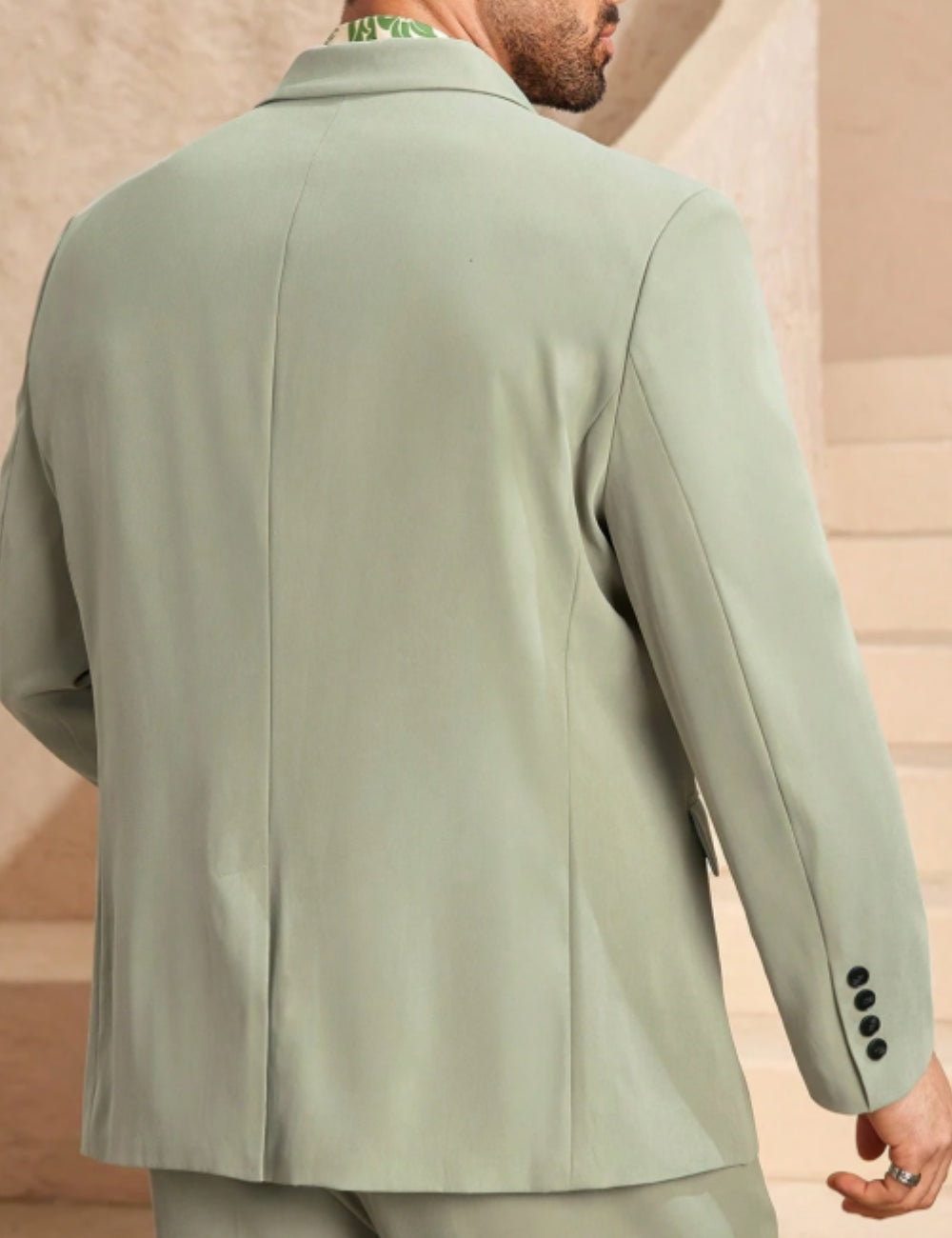 Sacou Shein MANFINITY, verde